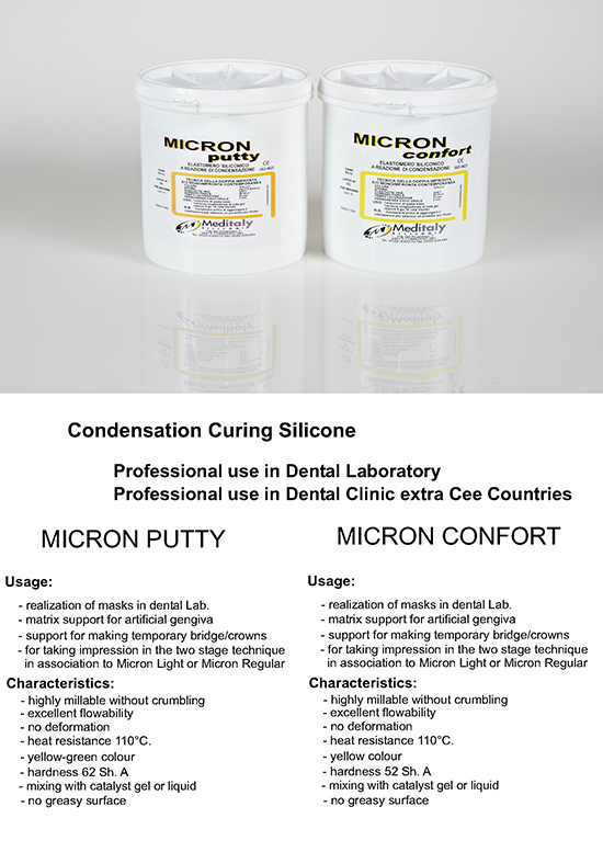 meditaly micron putty confort siliconi studio